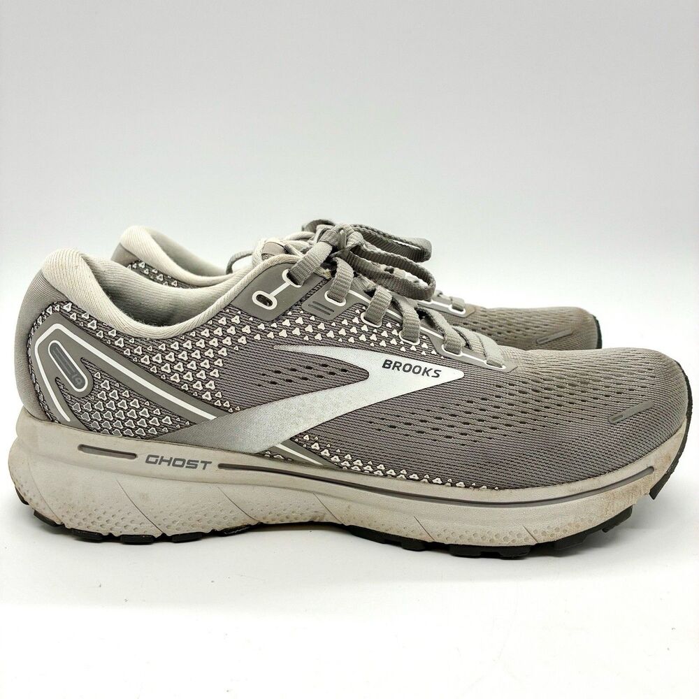 Brooks Ghost 14 Women's Size 9 B (Medium) Running Shoes Gray White Sneakers